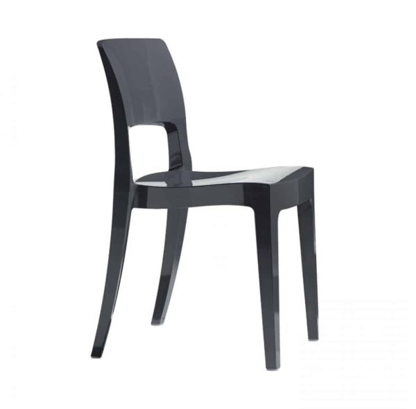 Ivy side chair Scab Design Isy Outdoor contact chair Black