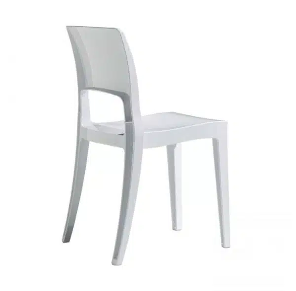 Ivy side chair Scab Design Isy Outdoor contact chair White