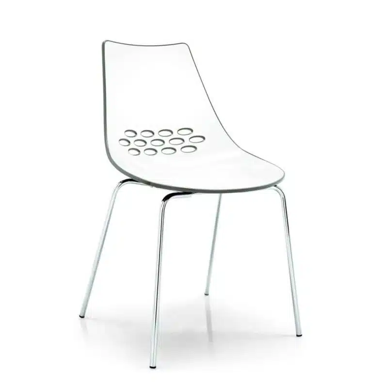 Jam Chair 4 Leg Metal Frame Connubia by Calligaris at DeFrae Contract Furniture