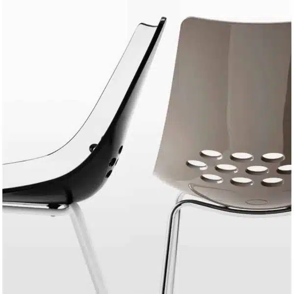 Jam Chair 4 Leg Metal Frame Connubia by Calligaris at DeFrae Contract Furniture Close Up