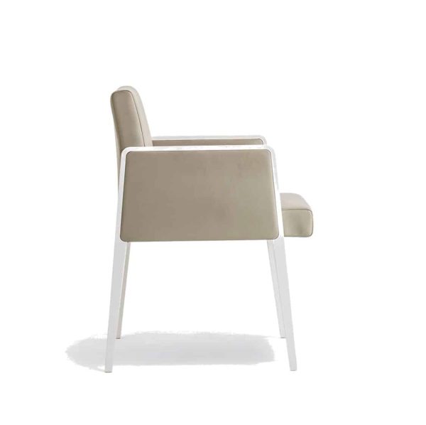 Jill Armchair Pedrali at DeFrae Contract Furniture Side View