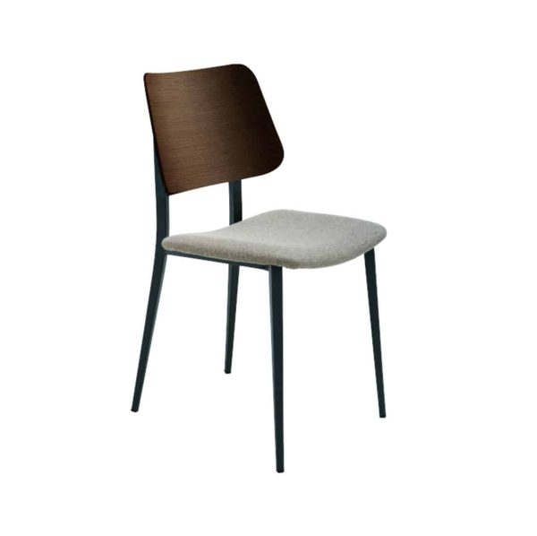 Joe Side Chair Midj at DeFrae Contract Furniture Wooden Frame Upholstered Seat Only