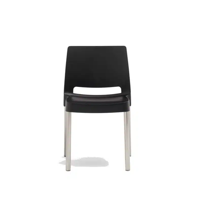 Joi Side Chair Pedrali at DeFrae Contract Furniture Black