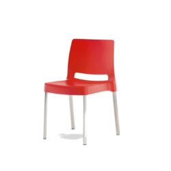 Joi Side Chair Pedrali at DeFrae Contract Furniture Red
