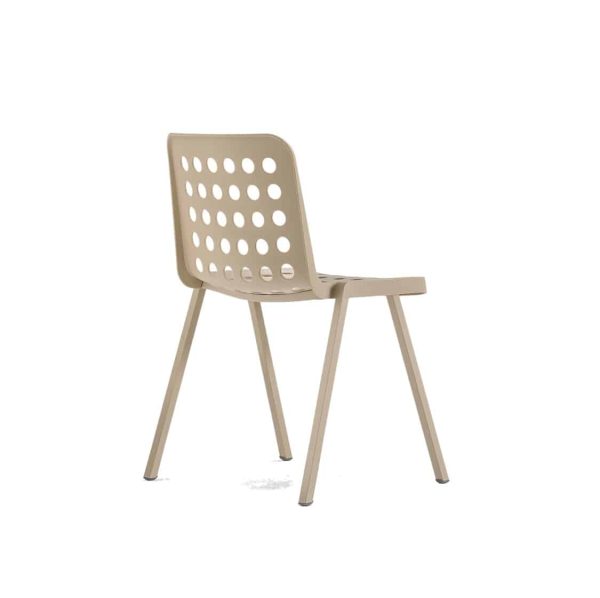 KOI side chair-BOOKI-370 Sand Pedrali at DeFrae Contract Furniture Back