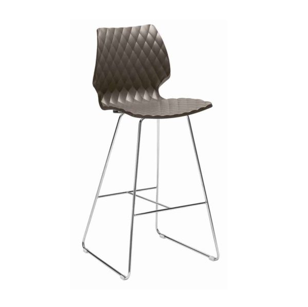 Kai Bar Stool Uni 391 Et Al Metal Frame Sled Base DeFrae Contract Furniture