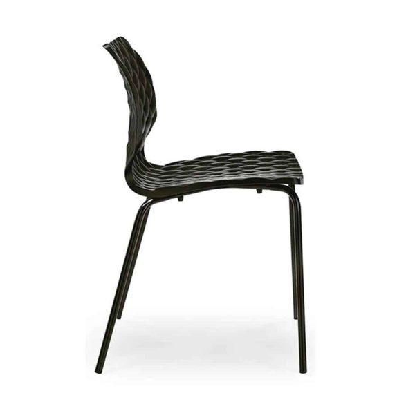 Kai Side Chair Uni 550 Et Al Metal Frame DeFrae Contract Furniture Side