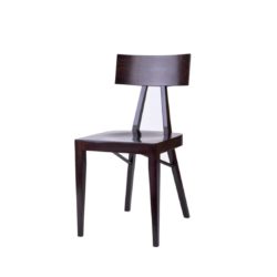 Kite Side Chair Akka Black Wood Bar Stool DeFrae Contract Furniture Hero