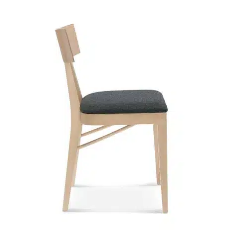 Kite Side Chair Akka Black Wood Bar Stool DeFrae Contract Furniture Upholstered Seat Side