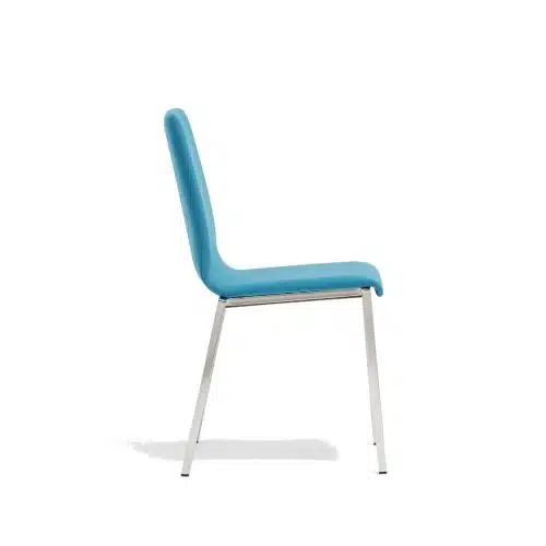 Kuadra Side Chair DeFrae Contract Furniture Side Chair Blue Side