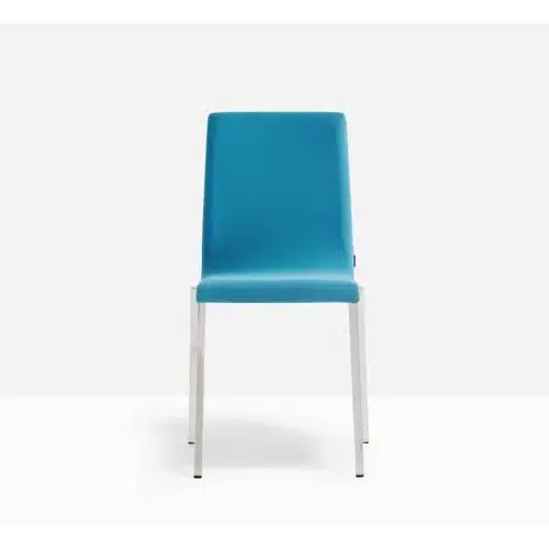 Kuadra Side Chair DeFrae Contract Furniture Side Chair Blue Upholstered