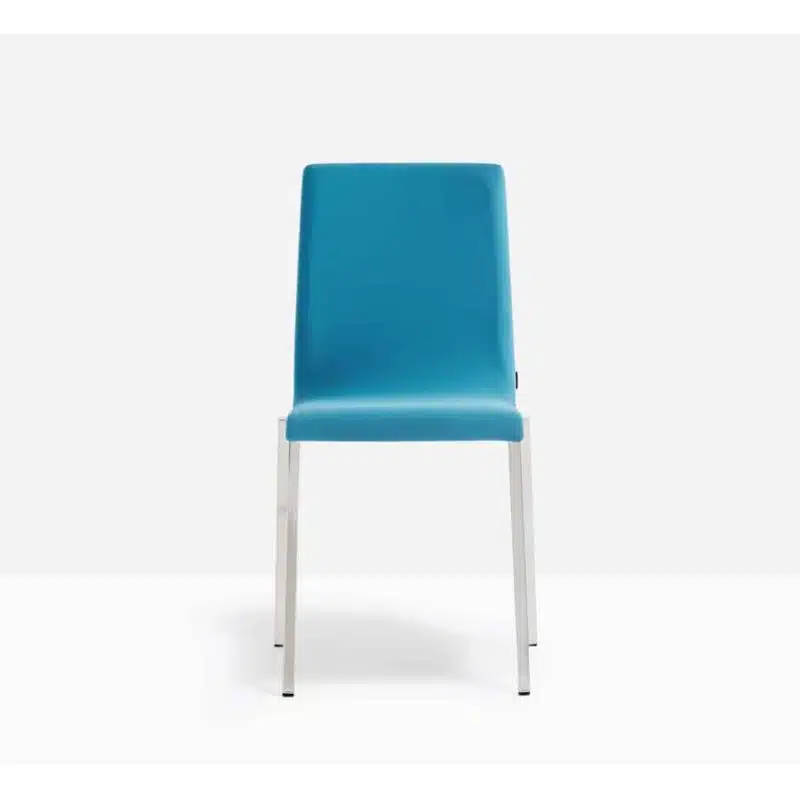 Kuadra Side Chair DeFrae Contract Furniture Side Chair Blue Upholstered