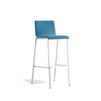Kuadra Soft Bar Stool 1126 DeFrae Contract Furniture Blue