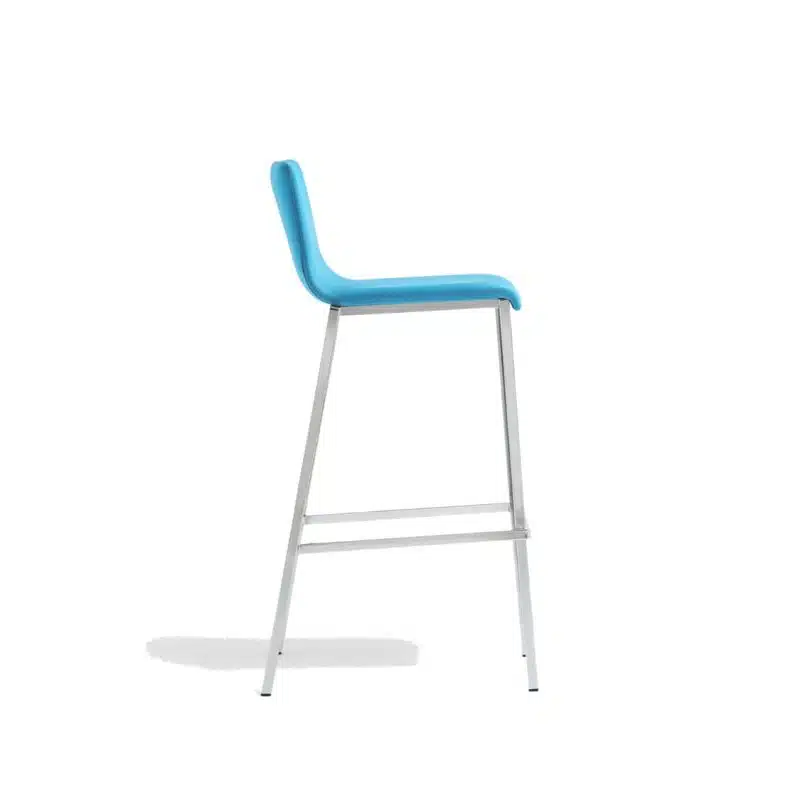 Kuadra Soft Bar Stool 1126 DeFrae Contract Furniture Side View