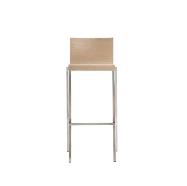 Kuadra Wood Bar Stool 1326 DeFrae Contract Furniture
