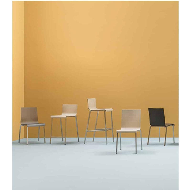 Kuadra Wood Range Pedrali at DeFrae Contract Furniture Natural