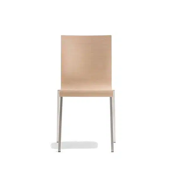 Kuadra Wood Side Chair 1321 Pedrali at DeFrae Contract Furniture Natural