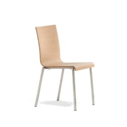 Kuadra Wood Side Chair 1321 Pedrali at DeFrae Contract Furniture Natural Side