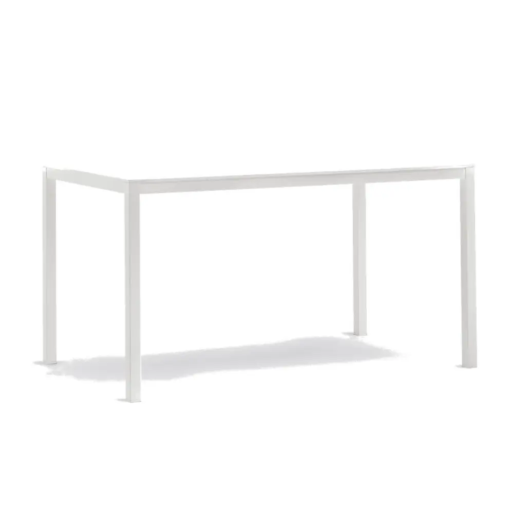 Kuadro SK Rectangle Table With Legs DeFrae Contract Furniture White