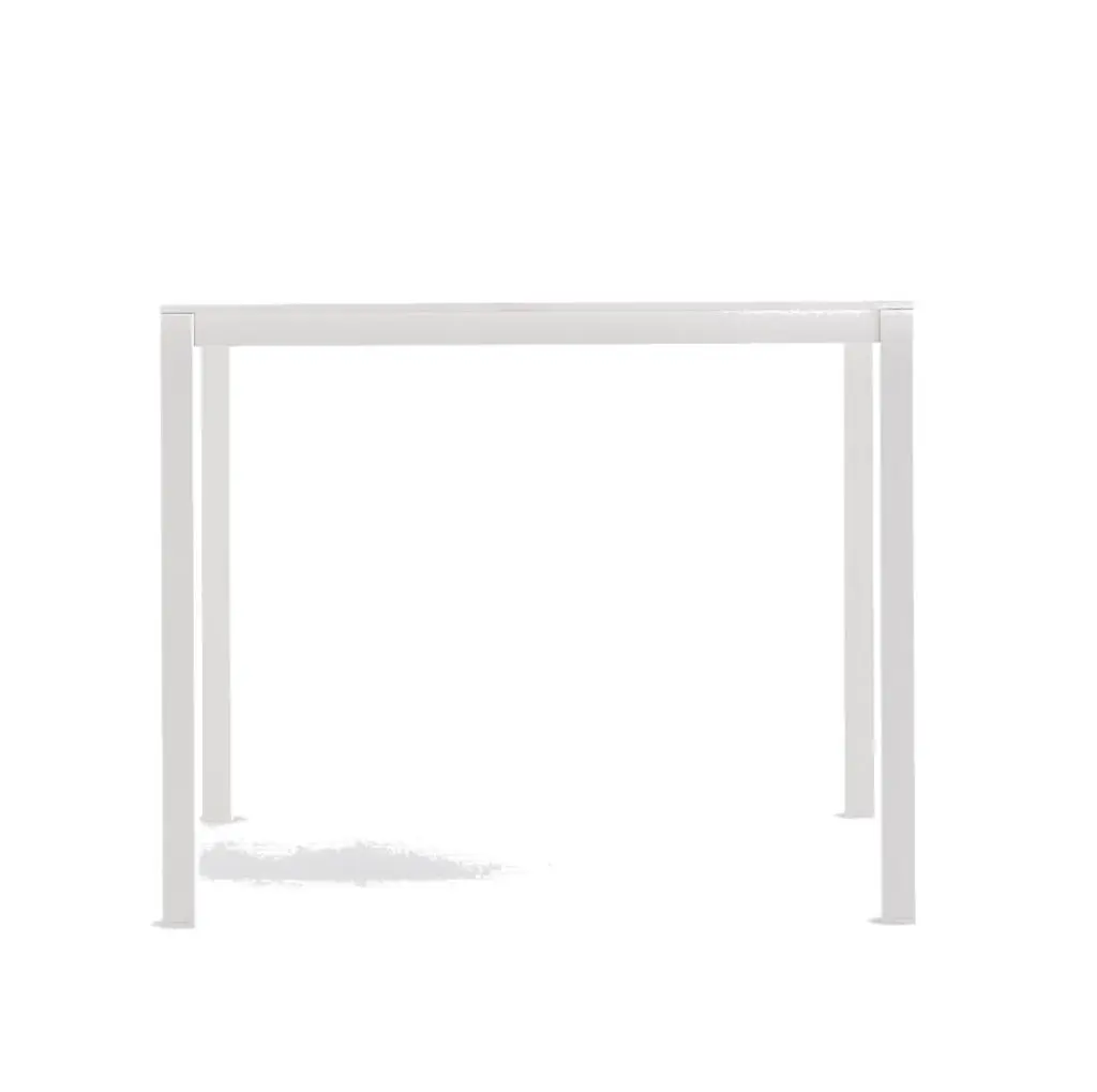 Kuadro Square Table With Legs DeFrae Contract Furniture White