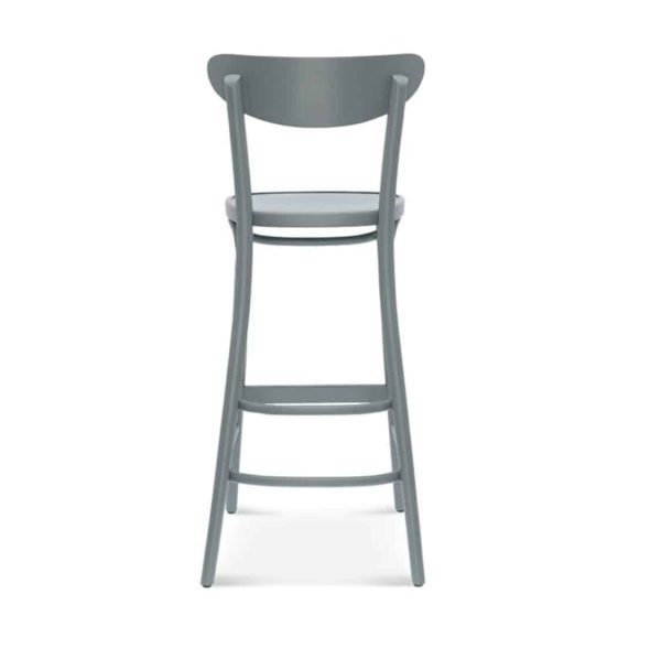 Leo Bar Stool Bentwood Fameg 1260 stool DeFrae Contract Furniture Back View