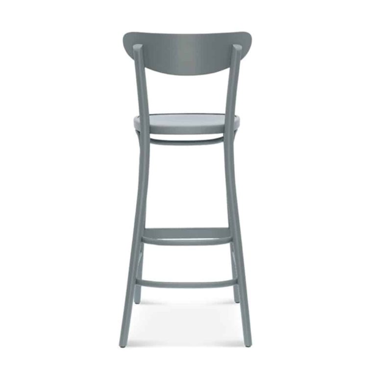 Leo Bar Stool Bentwood Fameg 1260 stool DeFrae Contract Furniture Back View