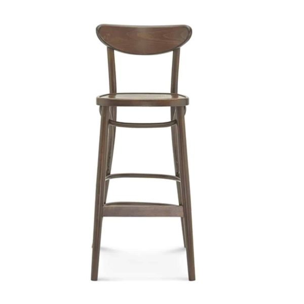Leo Bar Stool Bentwood Fameg 1260 stool DeFrae Contract Furniture Front View