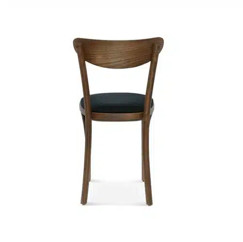 Leo Side Chair Bentwood Fameg 1260 stool DeFrae Contract Furniture Back View Upholstered Seat