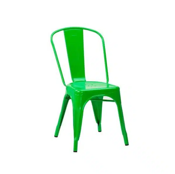 Leon Side Chair Industrial French Bistro Tolix A May Green