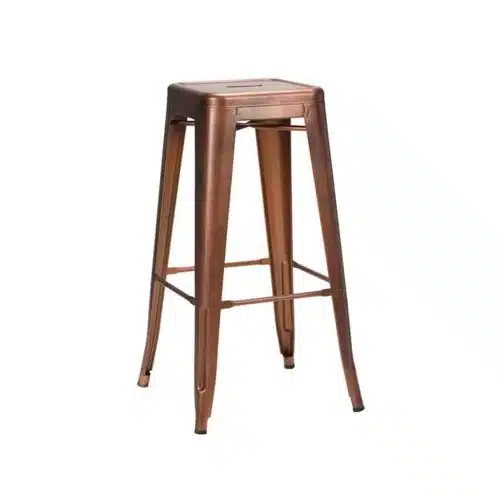 Leon bar stool Industrial French BistroLeon bar stool Industrial French Bistro Tolix A Copper Tolix A Copper
