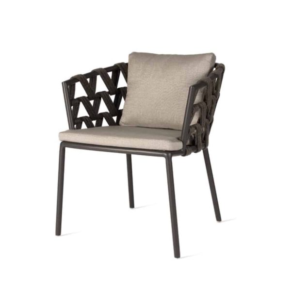 Leone Armchair Leo Vincent Sheppard at DeFrae Contract Furniture Side View