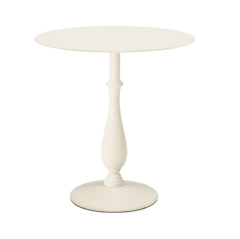 Liberty Table Base Cast Iron Ornate Table Base Pedrali at DeFrae White