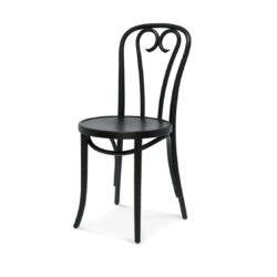 Lily side chair 16 classic bentwood chair DeFrae Contract Furniture Black stain