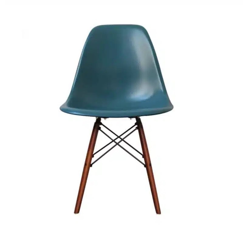 Lyon Side Chair Blue DeFrae Contract Furniture Eiffel Style Side Chair Eames