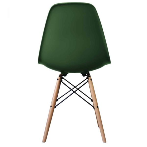 Lyon Side Chair Dark Green DeFrae Contract Furniture Eiffel Style Side Chair Eames