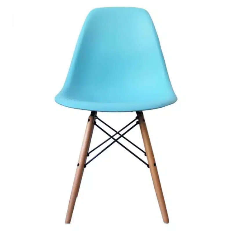 Lyon Side ChairSky Blue DeFrae Contract Furniture Eiffel Style Side Chair Eames