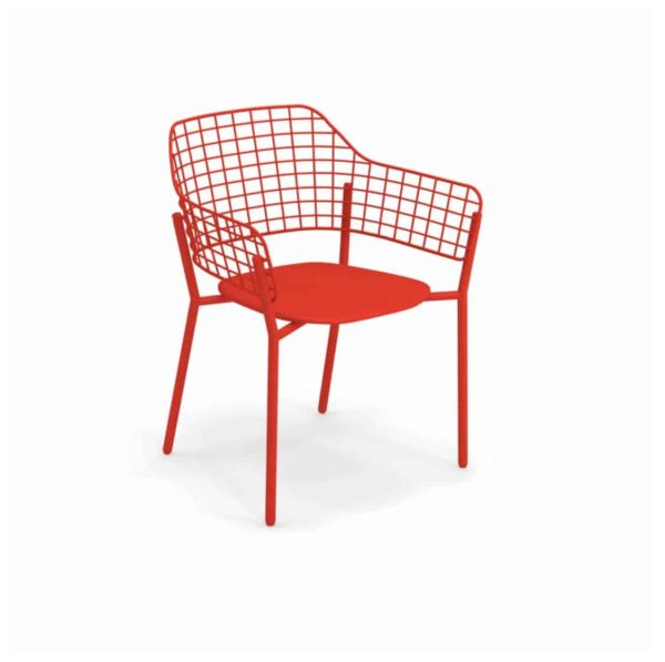 Lyze Armchair Emu DeFrae Contract Furniture Red
