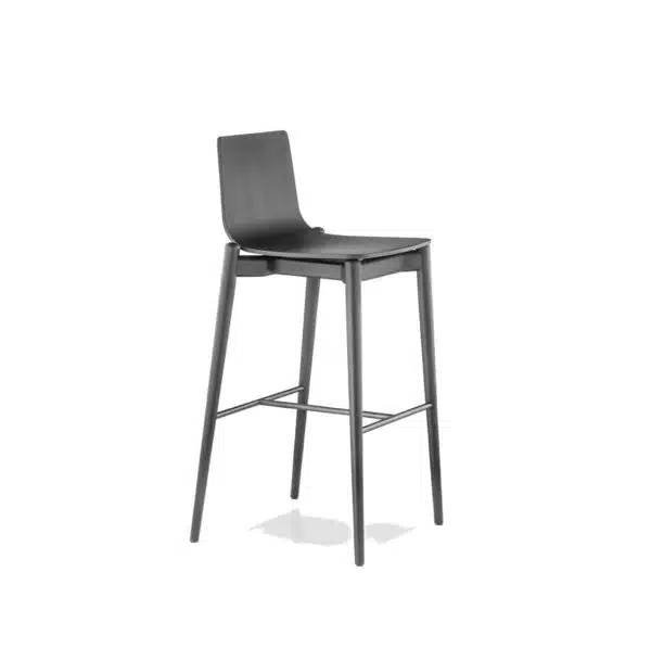 Malmo bar stool ashwood DeFrae Contract Furniture Pedrali black stain 2