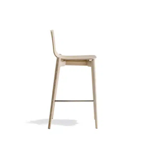 Malmo bar stool ashwood DeFrae Contract Furniture Pedrali natural 3