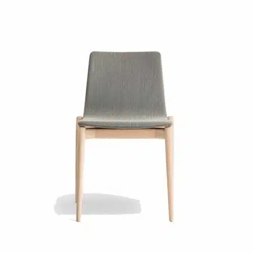 Malmo side chair ashwood DeFrae Contract Furniture Pedrali Natural Upholstered