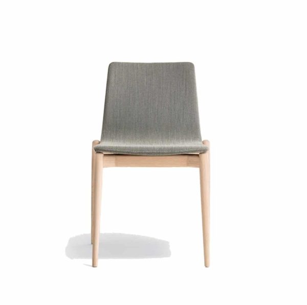 Malmo side chair ashwood DeFrae Contract Furniture Pedrali Natural Upholstered