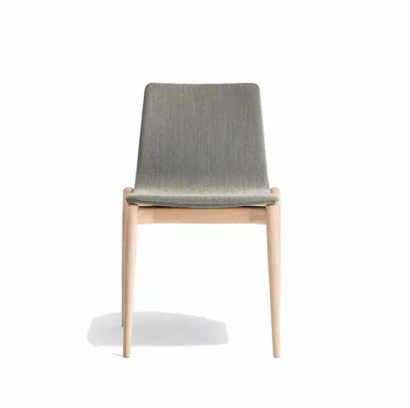 Malmo side chair ashwood DeFrae Contract Furniture Pedrali Natural Upholstered