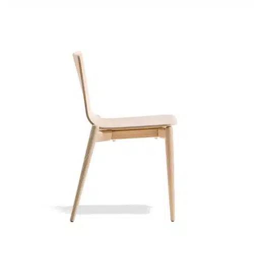 Malmo side chair ashwood DeFrae Contract Furniture Pedrali Side Natural