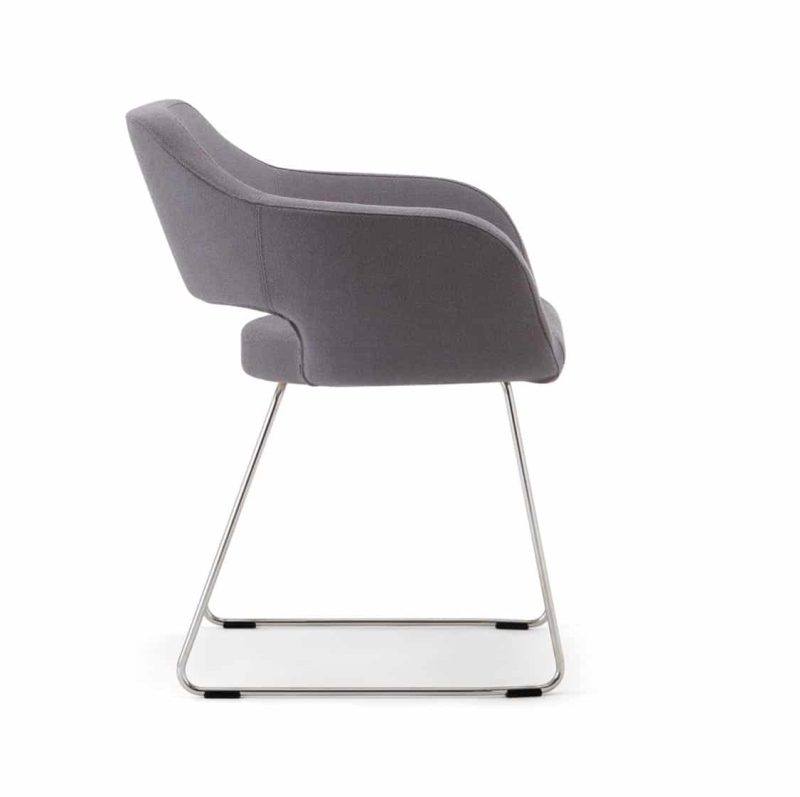 Manu 04 Armchair DeFrae Contract Furniture Sled Base 114