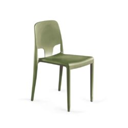 Margo Pop Chairs Stackable DeFrae Contract Furniture Green