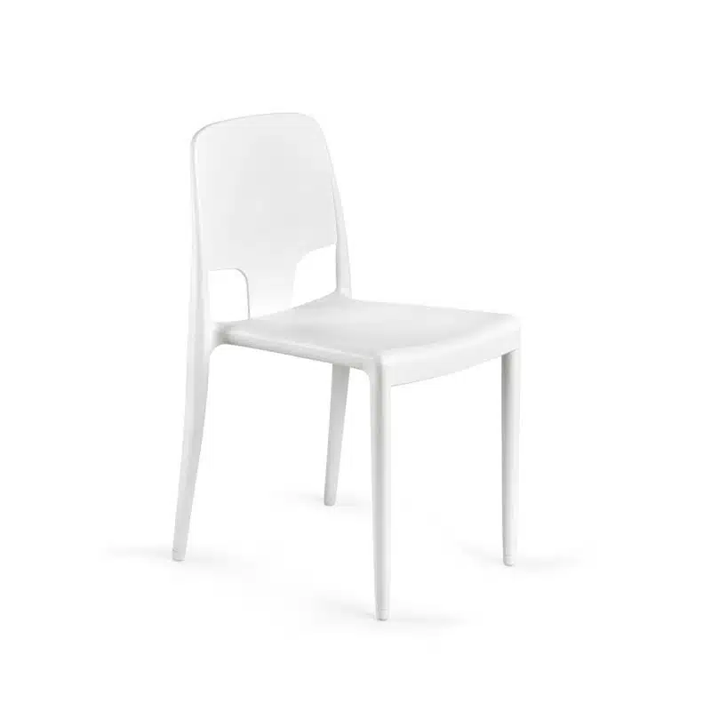 Margo Pop Chairs Stackable DeFrae Contract Furniture White