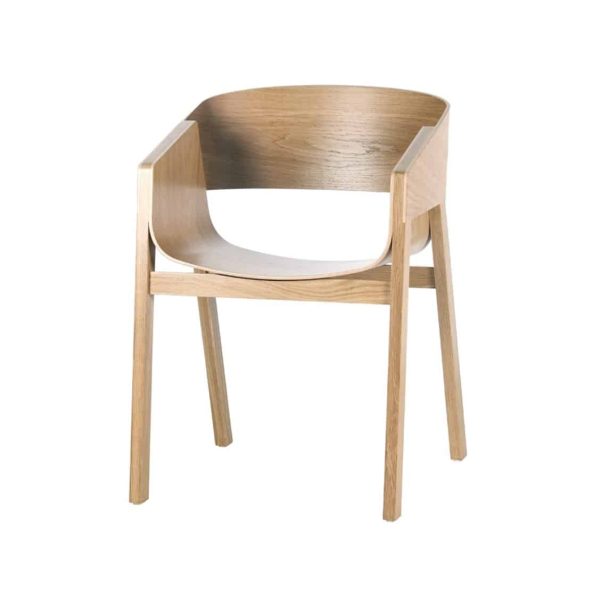 Merano Armchair DeFrae Contract Furniture Natural