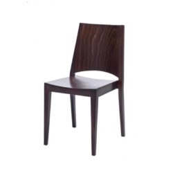 Miami Side Chair A-0707 Wooden Restaurant Chair DeFrae Contract Furniture