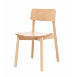 Mine Side Chair Wooden Upholstered Seat DeFrae Contract Furniture