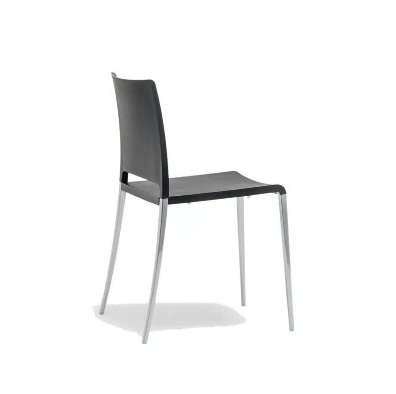 Mya 700 Side Chair Pedrali at DeFrae Contract Furniture Black
